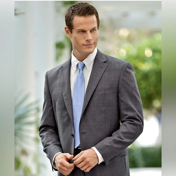 Macy's Suits Blazers Ralph Lauren Mens Gray Suit Blazer